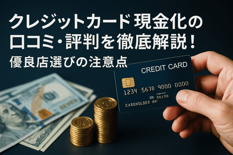 クレジットカード現金化の口コミ・評判を徹底解説！優良店選びの注意点