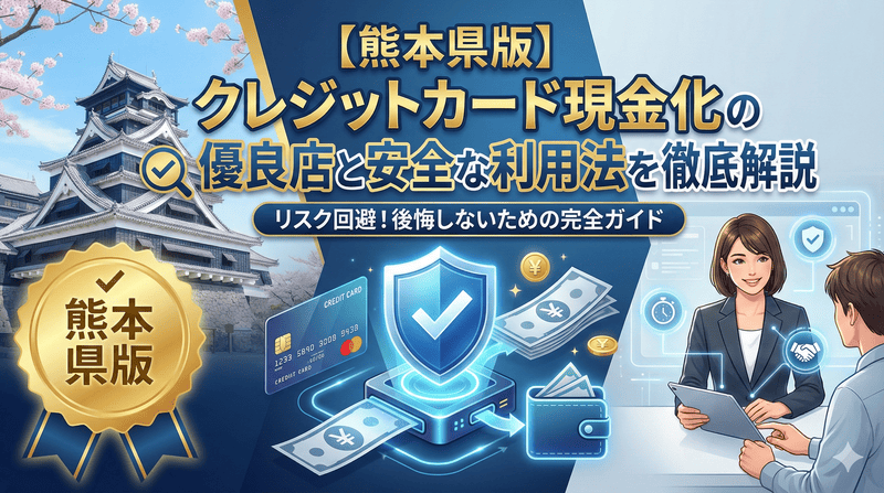 【熊本県版】クレジットカード現金化の優良店と安全な利用法を徹底解説