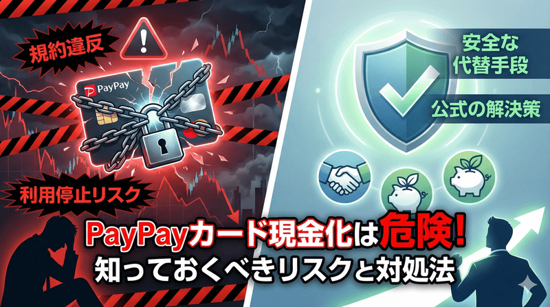 PayPayカード現金化は危険！知っておくべきリスクと対処法