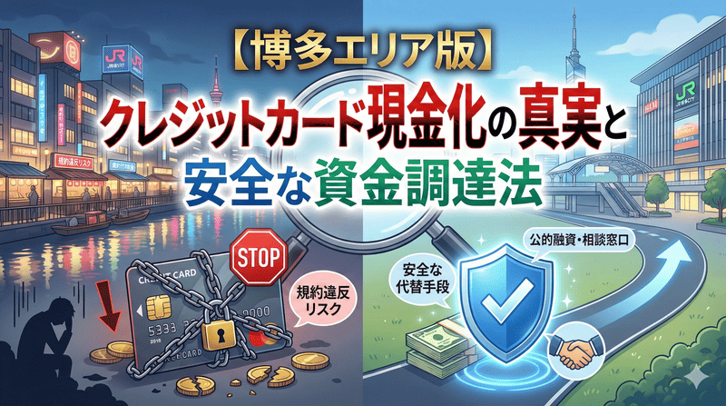 【博多エリア版】クレジットカード現金化の真実と安全な資金調達法